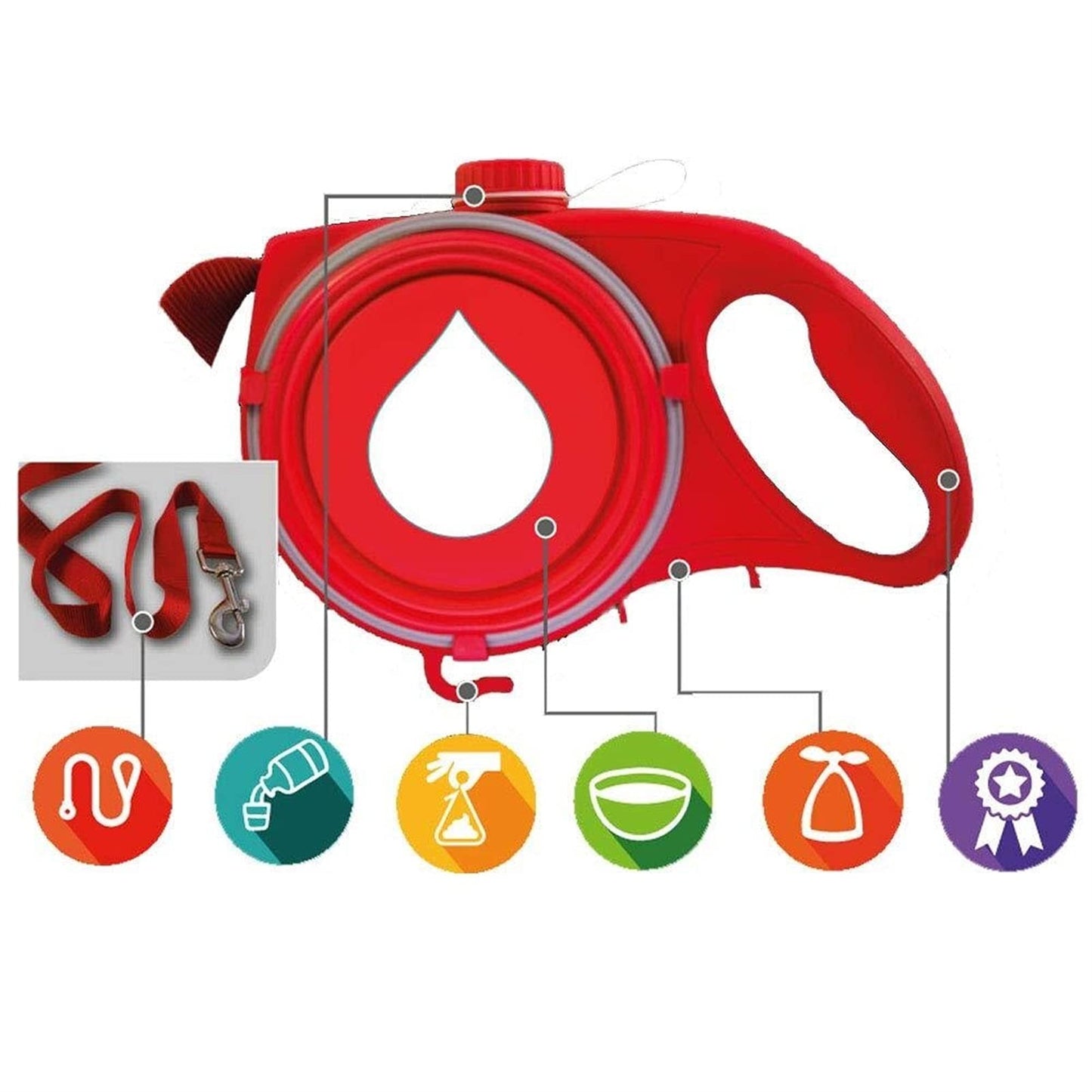 Multifunction [4-in-1] leash